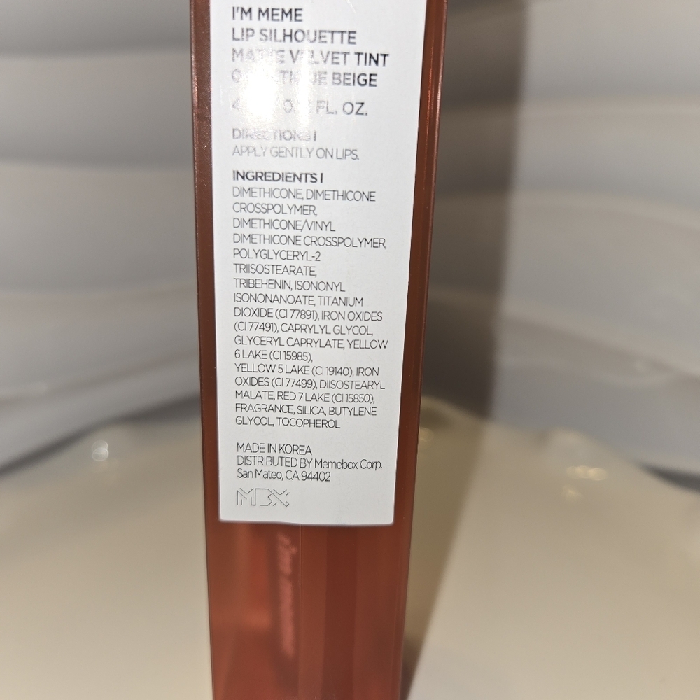 I'm meme Lip Silhouette Matte Velvet Tint - 04 Antique Beige - Picture 3 of 6
